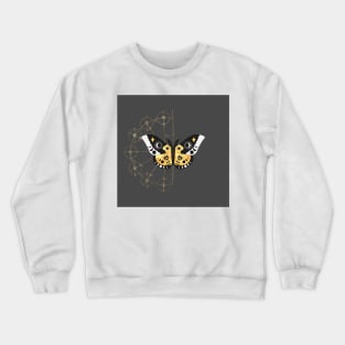 Celestial Astronomy Moth 2 Crewneck Sweatshirt